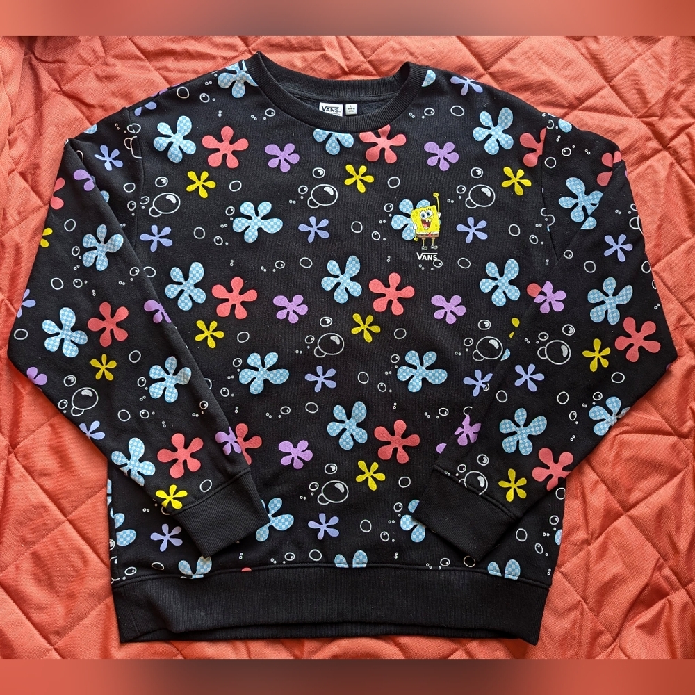 NWOT - Unisex Spongebob x Vans Crewneck - Large